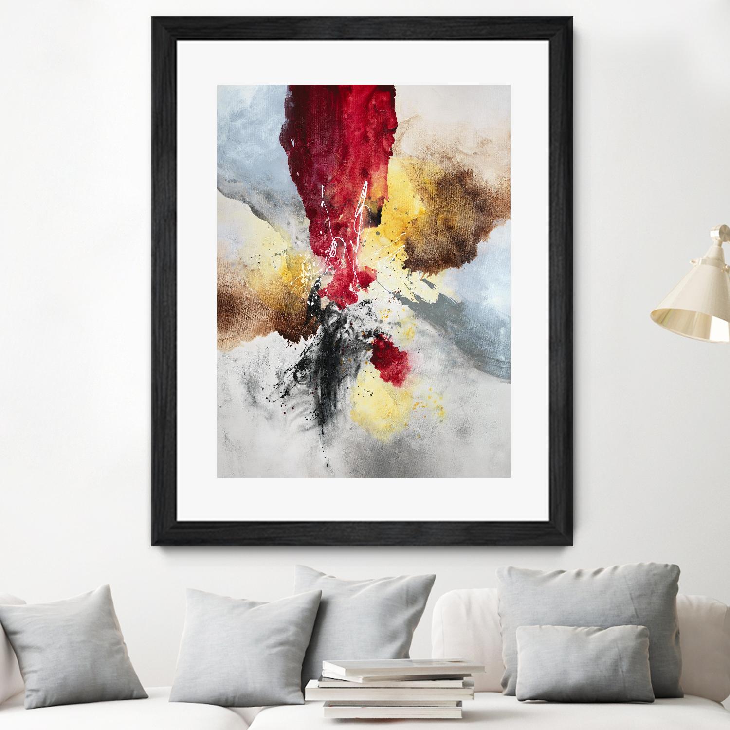 Subversion by Daleno Art on GIANT ART - red abstract abstrait 