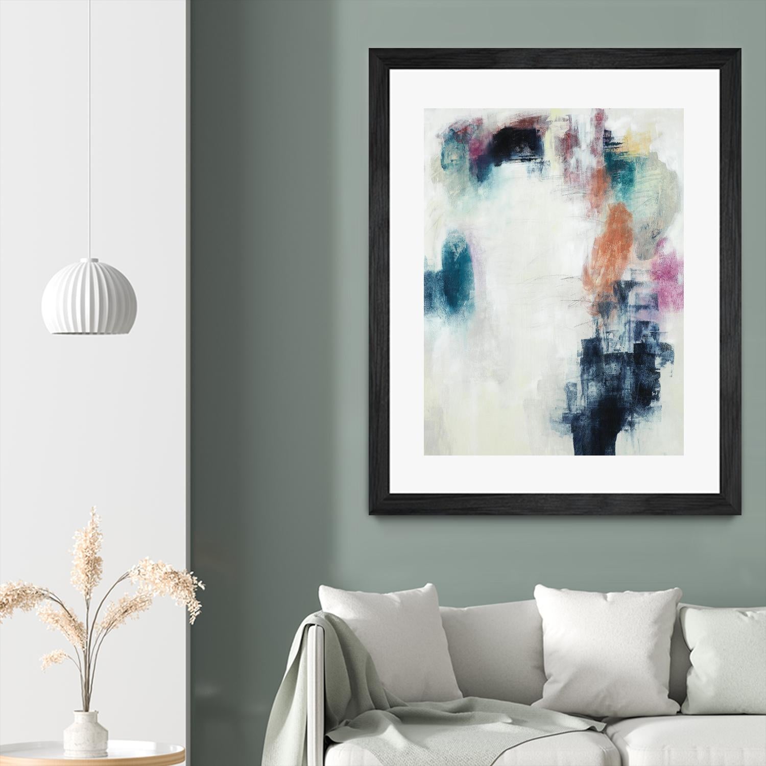 Sensitive Strum by Daleno Art on GIANT ART - blue abstract abstrait 