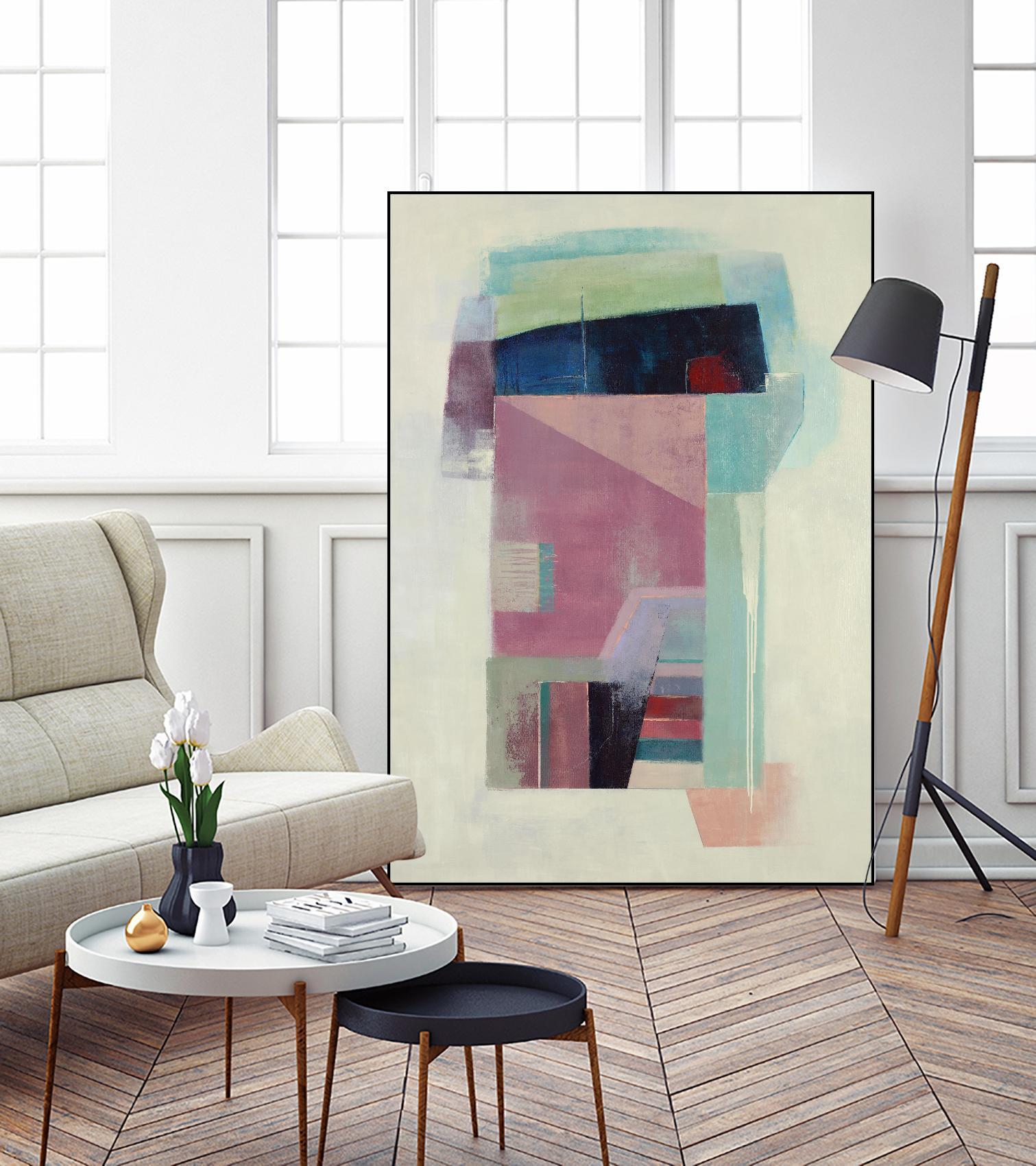Specific Structures by Daleno Art on GIANT ART - red abstract abstrait 