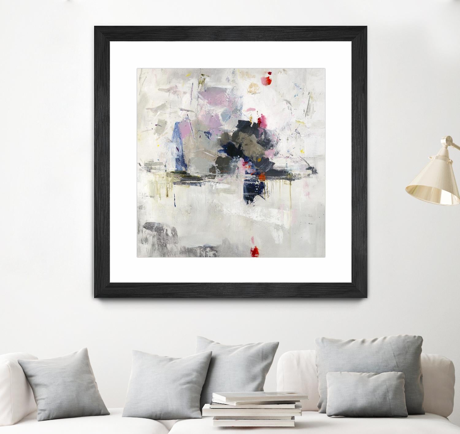 Glacial Mass by Daleno Art on GIANT ART - red abstract abstrait 