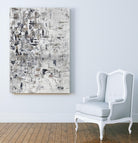 Scattered and Shattered.tif by Daleno Art on GIANT ART - black abstract abstrait 