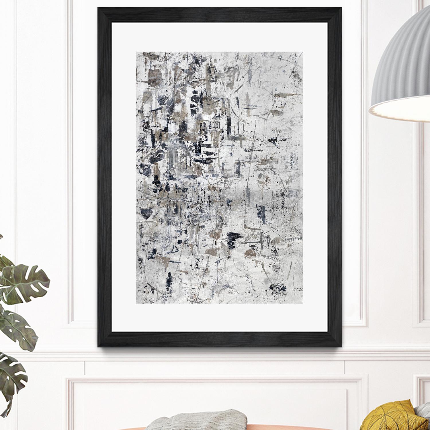 Scattered and Shattered.tif by Daleno Art on GIANT ART - black abstract abstrait 