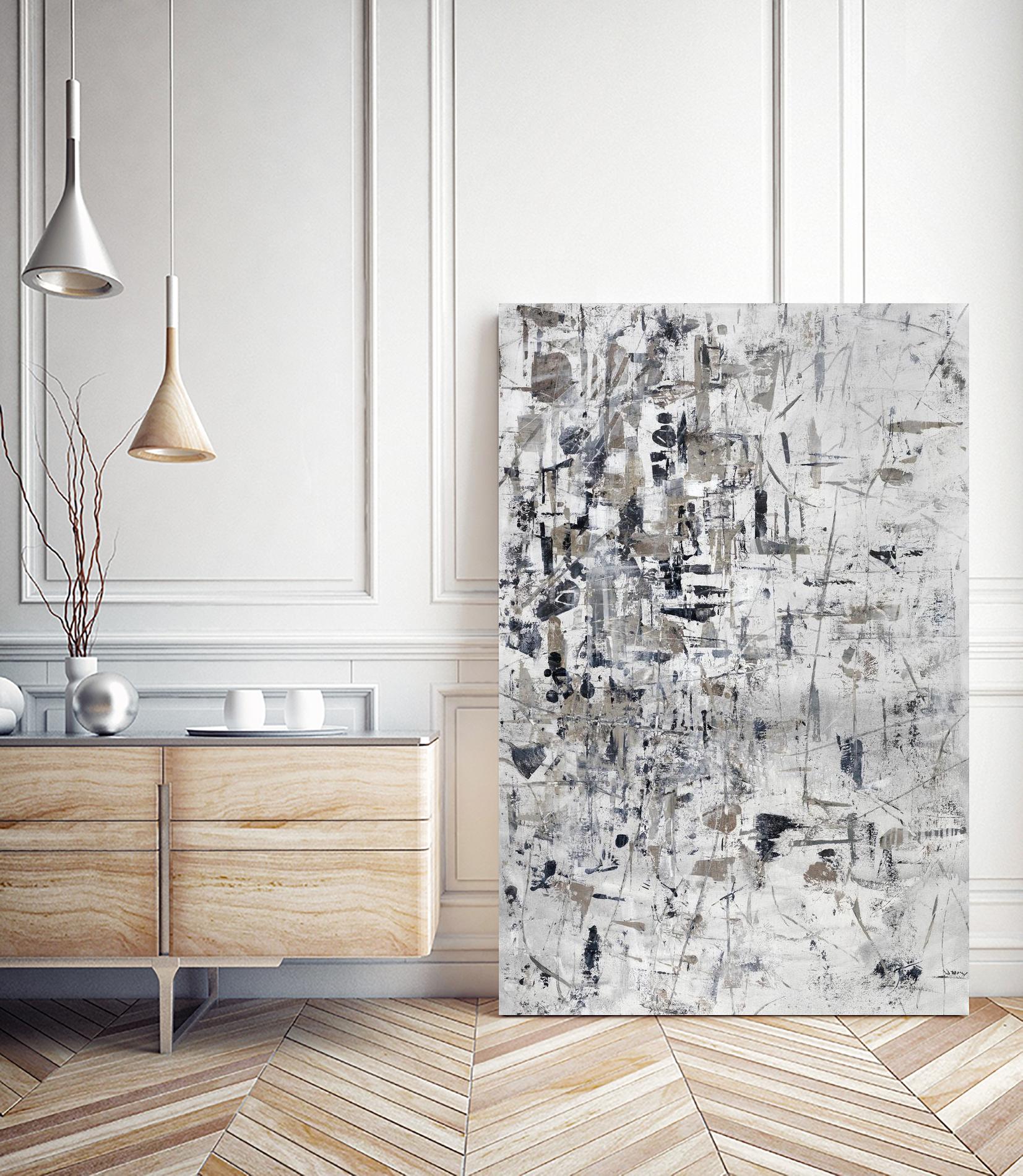 Scattered and Shattered.tif by Daleno Art on GIANT ART - black abstract abstrait 