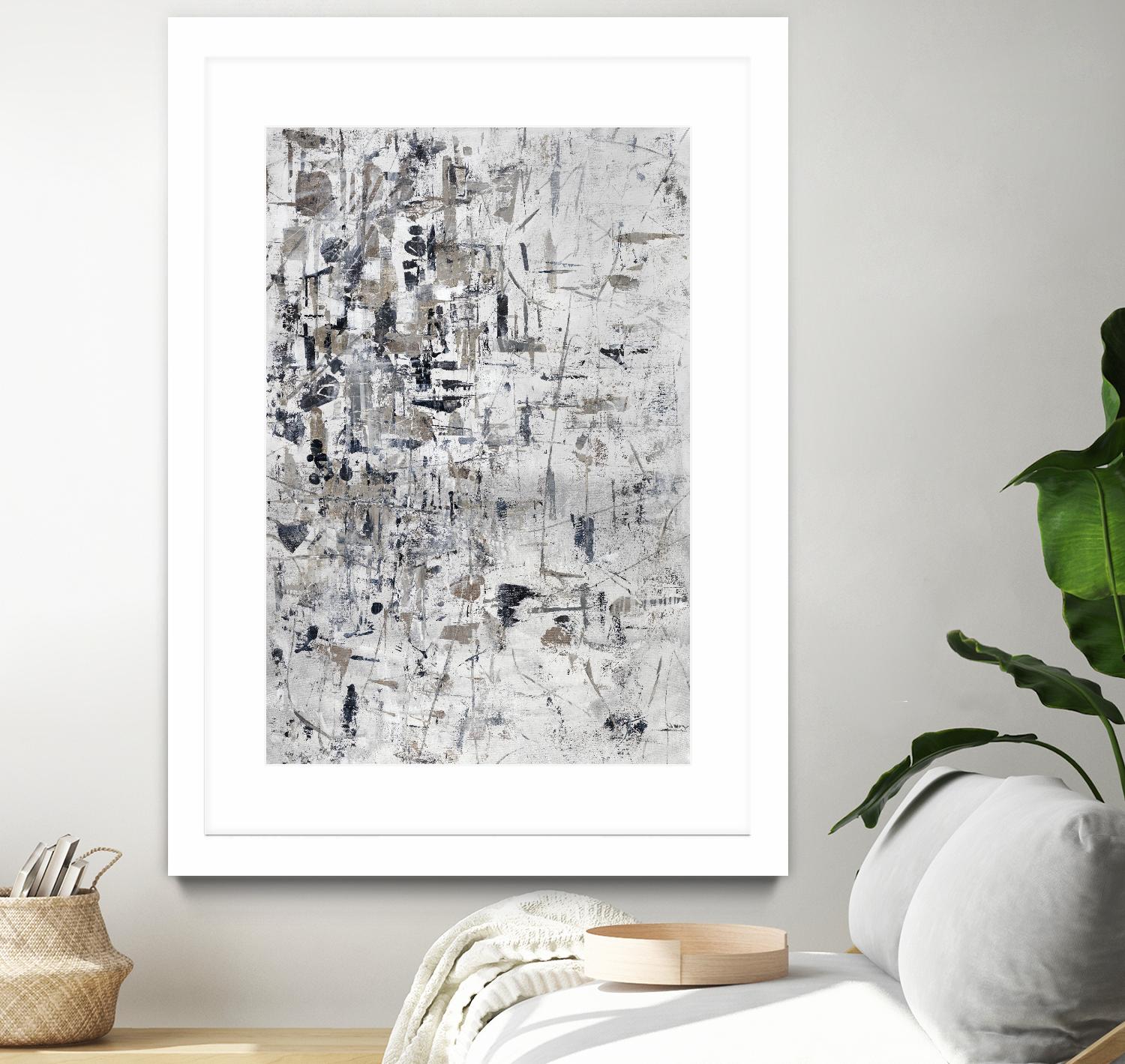 Scattered and Shattered.tif by Daleno Art on GIANT ART - black abstract abstrait 