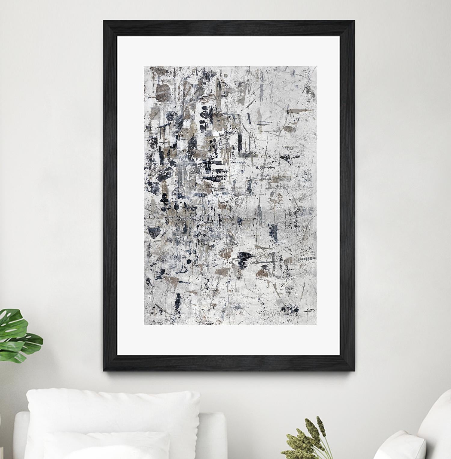 Scattered and Shattered.tif by Daleno Art on GIANT ART - black abstract abstrait 