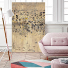 Visitors From Afar by Daleno Art on GIANT ART - gold abstract abstrait 