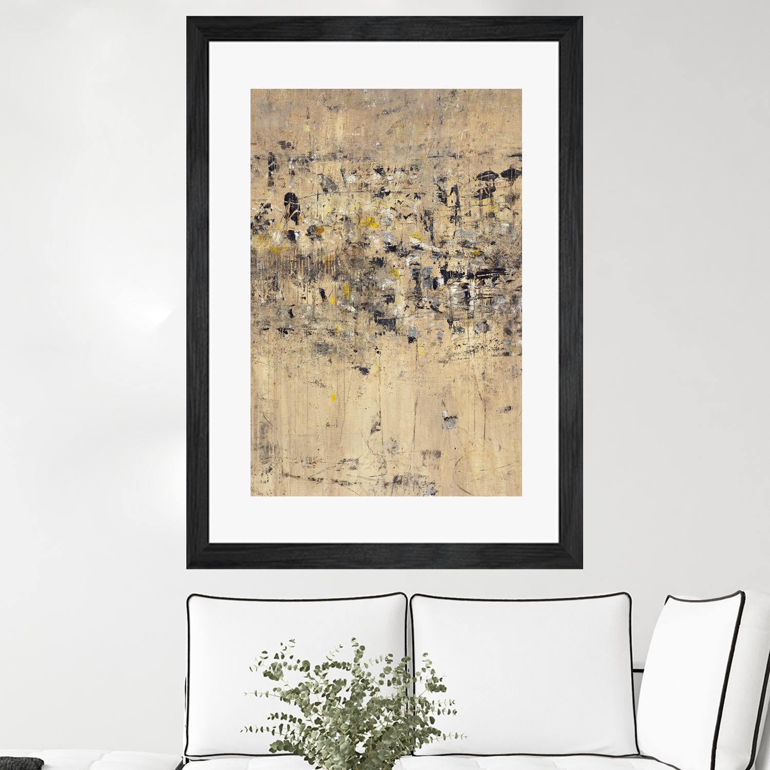 Visitors From Afar by Daleno Art on GIANT ART - gold abstract abstrait 