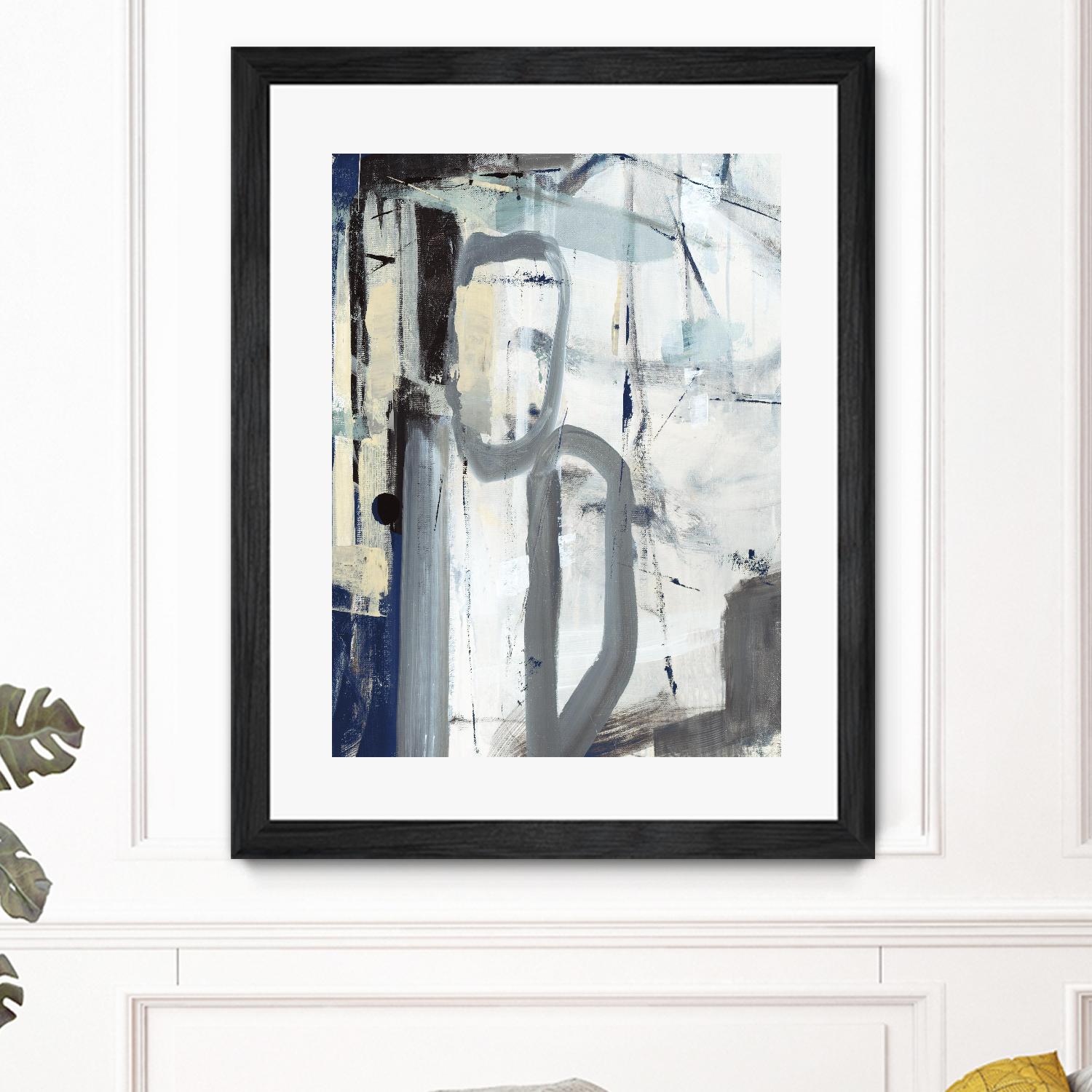 Mastering the Stairs by Daleno Art on GIANT ART - beige abstract