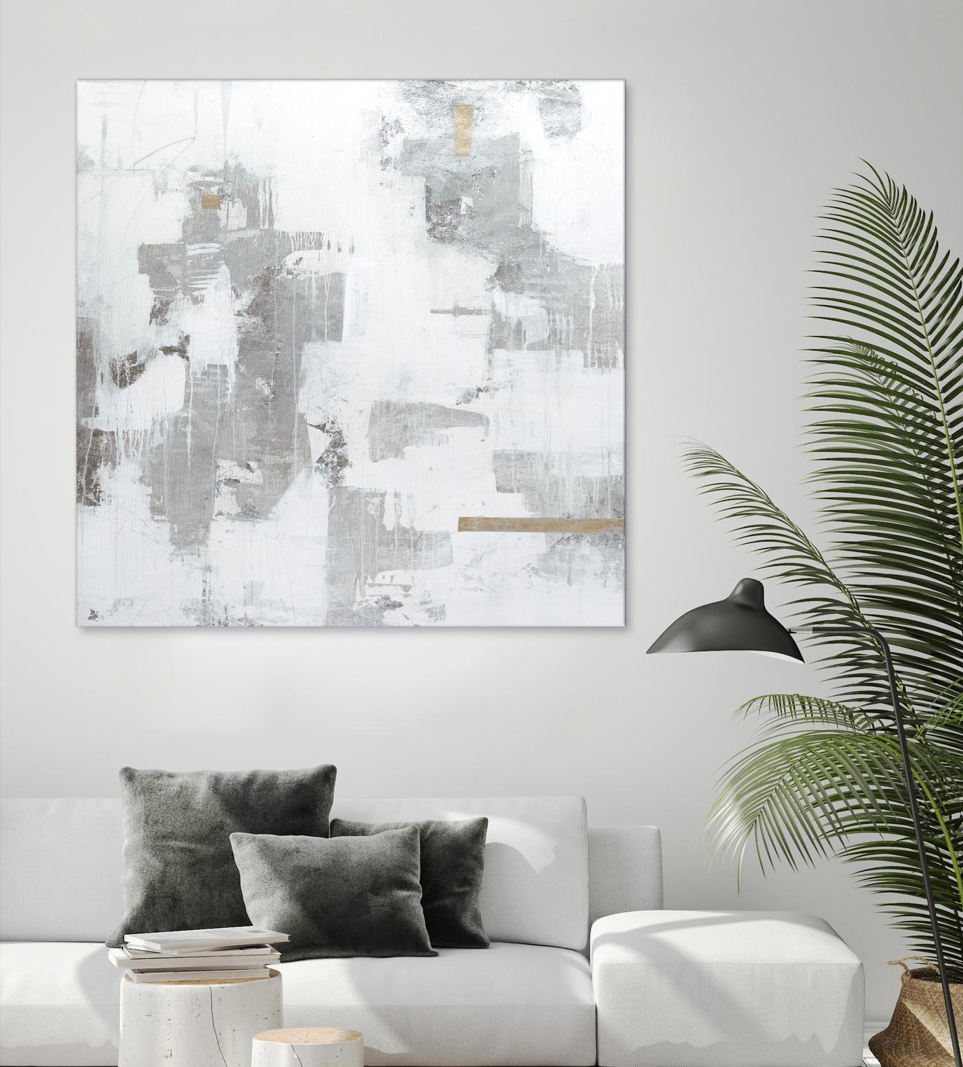 Haloed in Metallic II by Daleno Art on GIANT ART - gold abstract abstract 