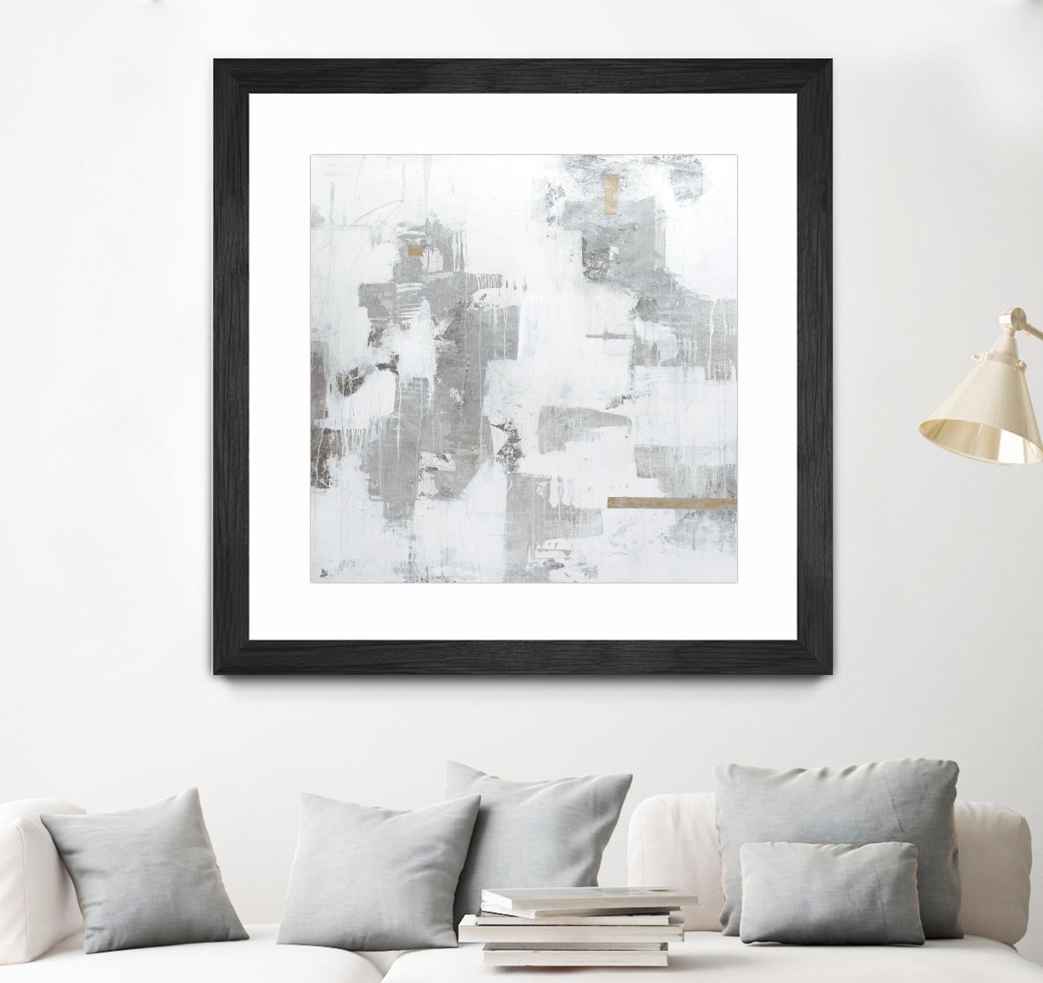Haloed in Metallic II by Daleno Art on GIANT ART - gold abstract abstract 