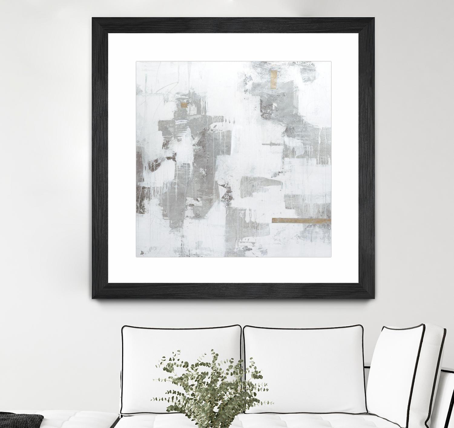 Haloed in Metallic II by Daleno Art on GIANT ART - gold abstract abstract 