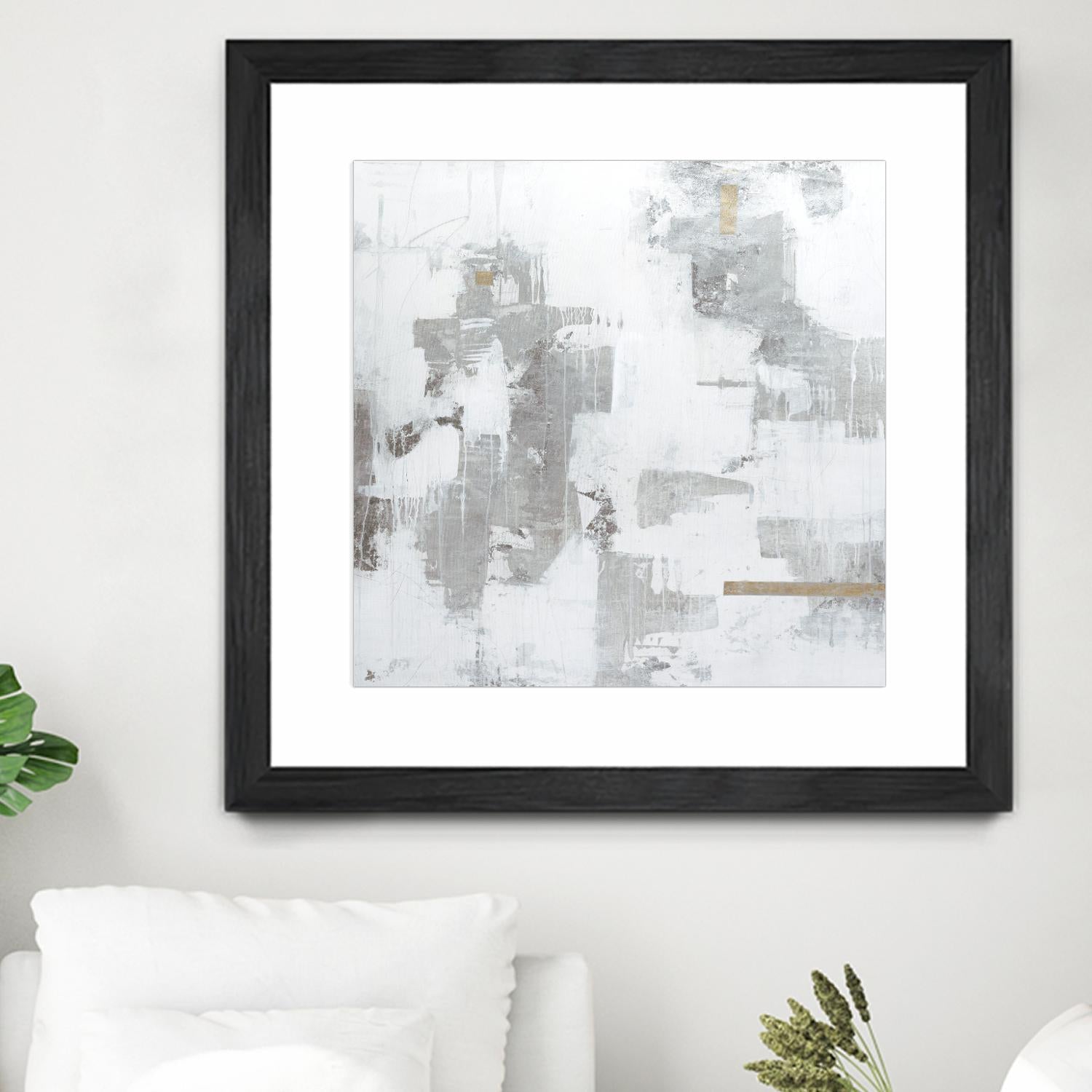 Haloed in Metallic II by Daleno Art on GIANT ART - gold abstract abstract 