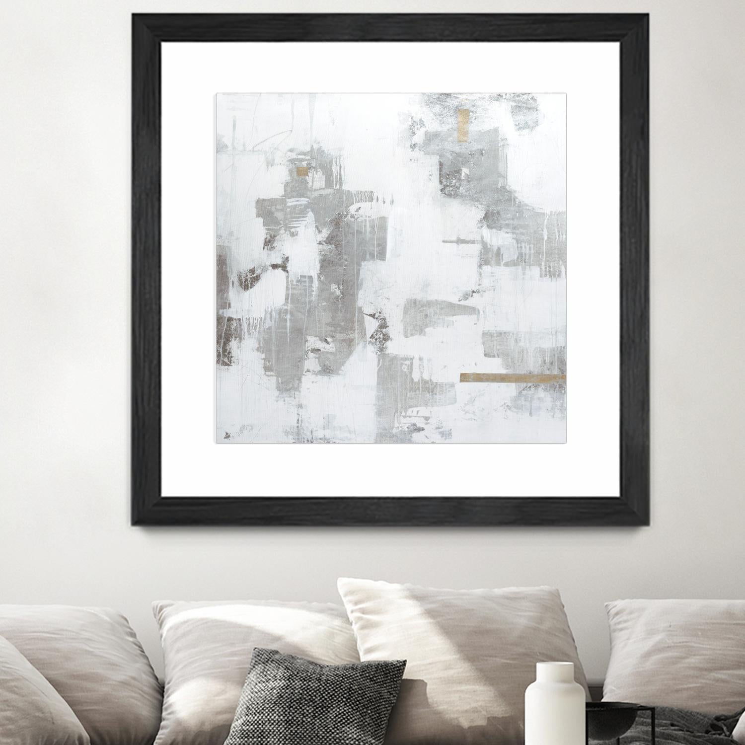 Haloed in Metallic II by Daleno Art on GIANT ART - gold abstract abstract 