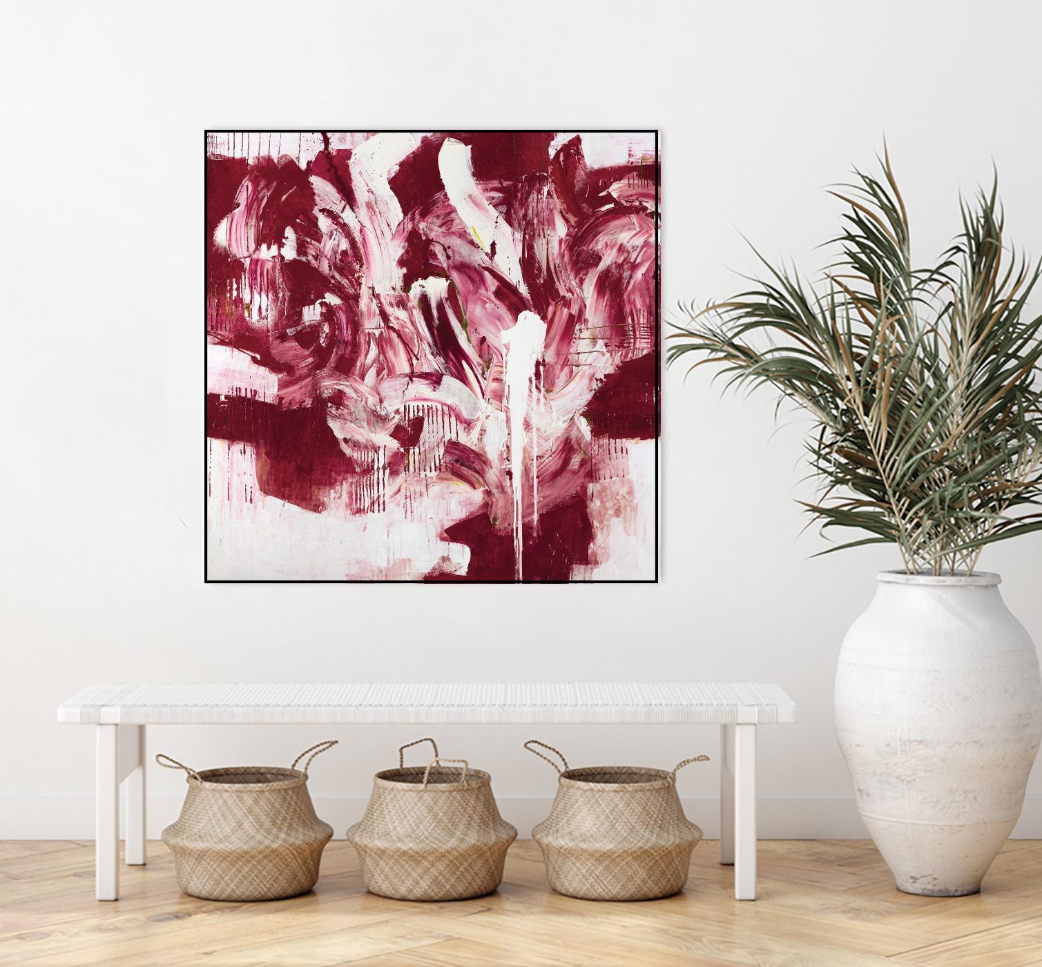 Shirley Shake by Daleno Art on GIANT ART - red abstract abstrait 