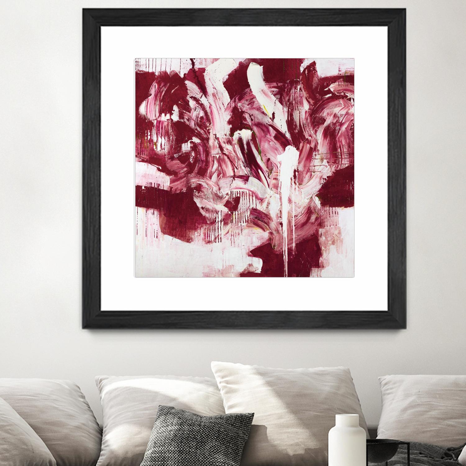 Shirley Shake by Daleno Art on GIANT ART - red abstract abstrait 