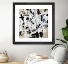 Talking out of Both Sides by Daleno Art on GIANT ART - beige abstract abstrait 