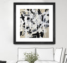 Talking out of Both Sides by Daleno Art on GIANT ART - beige abstract abstrait 