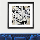 Talking out of Both Sides by Daleno Art on GIANT ART - beige abstract abstrait 