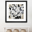 Talking out of Both Sides by Daleno Art on GIANT ART - beige abstract abstrait 