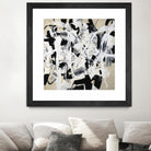 Talking out of Both Sides by Daleno Art on GIANT ART - beige abstract abstrait 