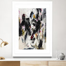 Cliff Divers by Daleno Art on GIANT ART - red abstract abstrait 