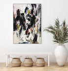 Cliff Divers by Daleno Art on GIANT ART - red abstract abstrait 