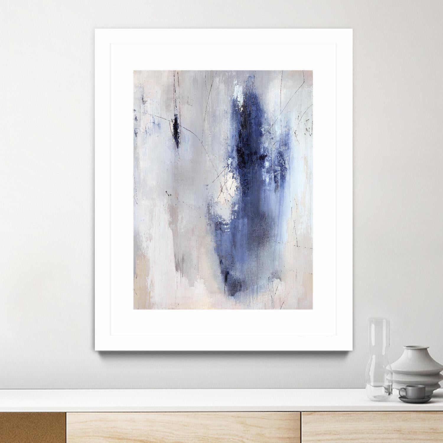 Jaywalkers by Daleno Art on GIANT ART - blue  abstract
