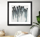 Graphite Spirits by Daleno Art on GIANT ART - blue abstract abstrait 