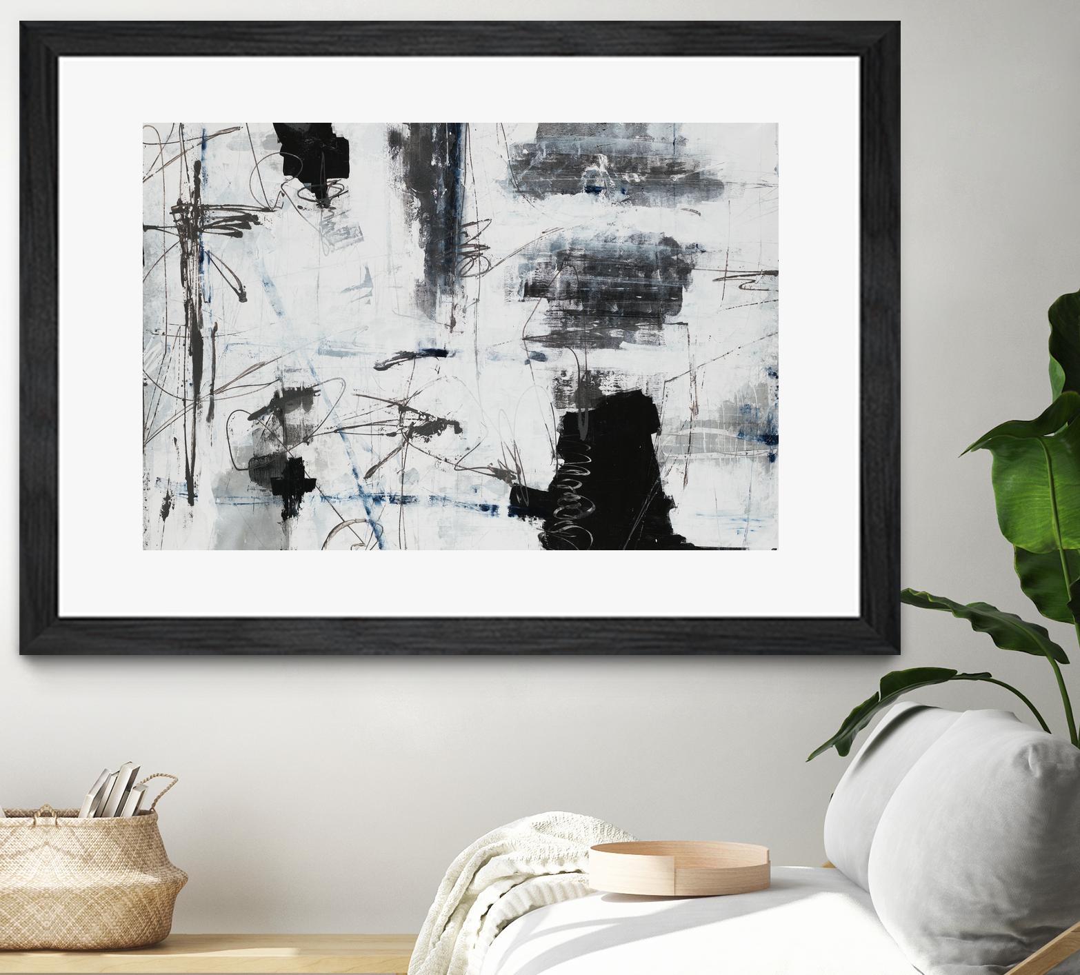 Light Traffic by Daleno Art on GIANT ART - white abstract