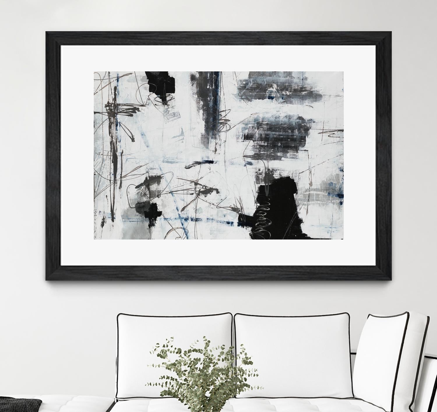 Light Traffic by Daleno Art on GIANT ART - white abstract