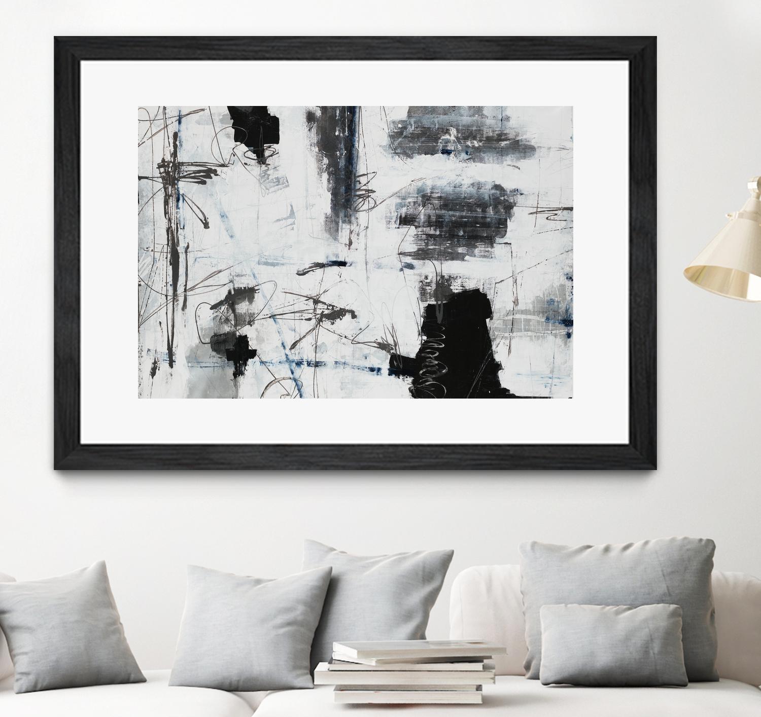 Light Traffic by Daleno Art on GIANT ART - white abstract