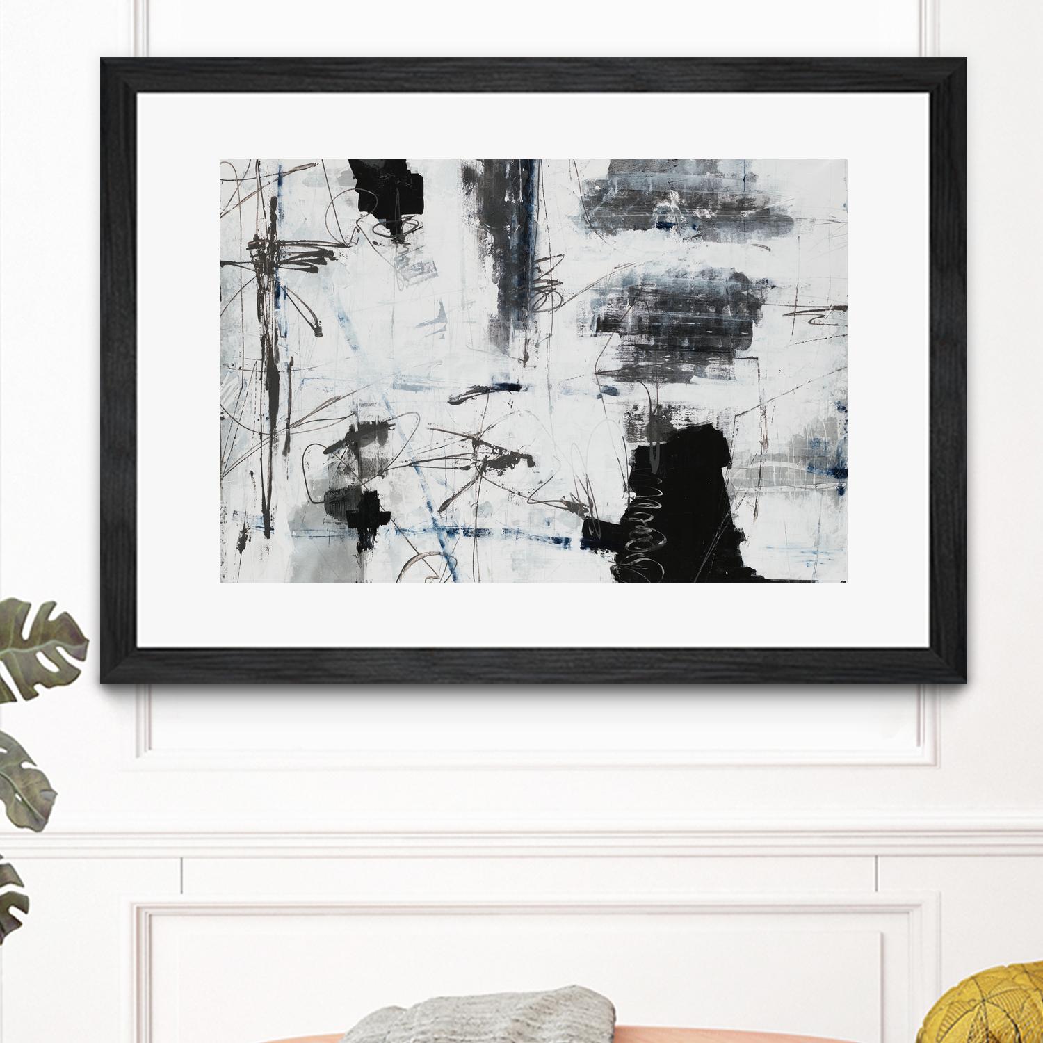 Light Traffic by Daleno Art on GIANT ART - white abstract