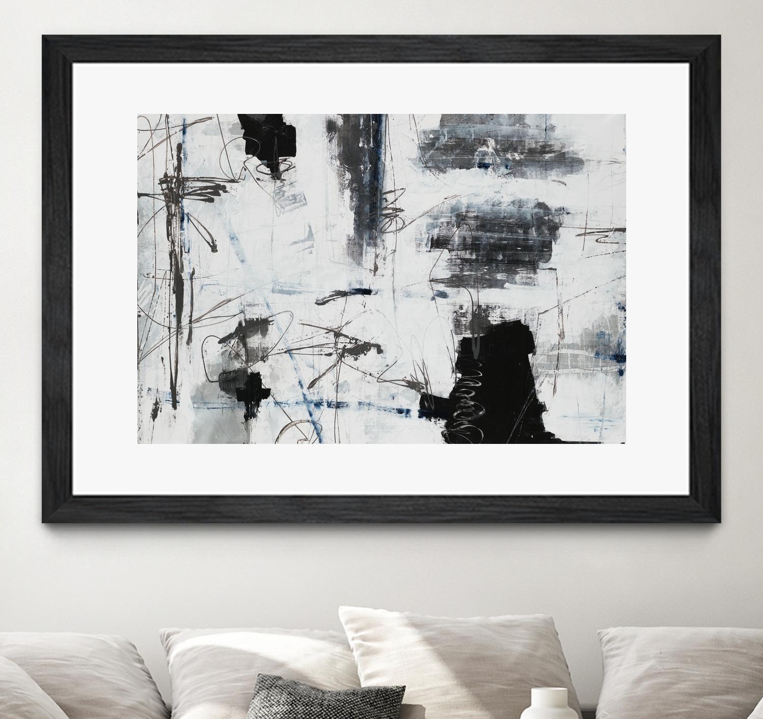 Light Traffic by Daleno Art on GIANT ART - white abstract