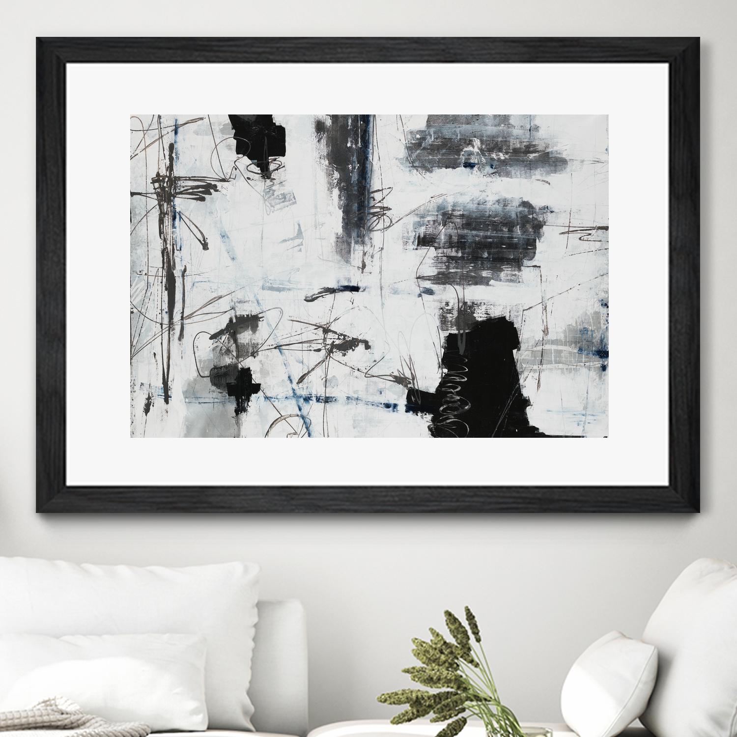 Light Traffic by Daleno Art on GIANT ART - white abstract