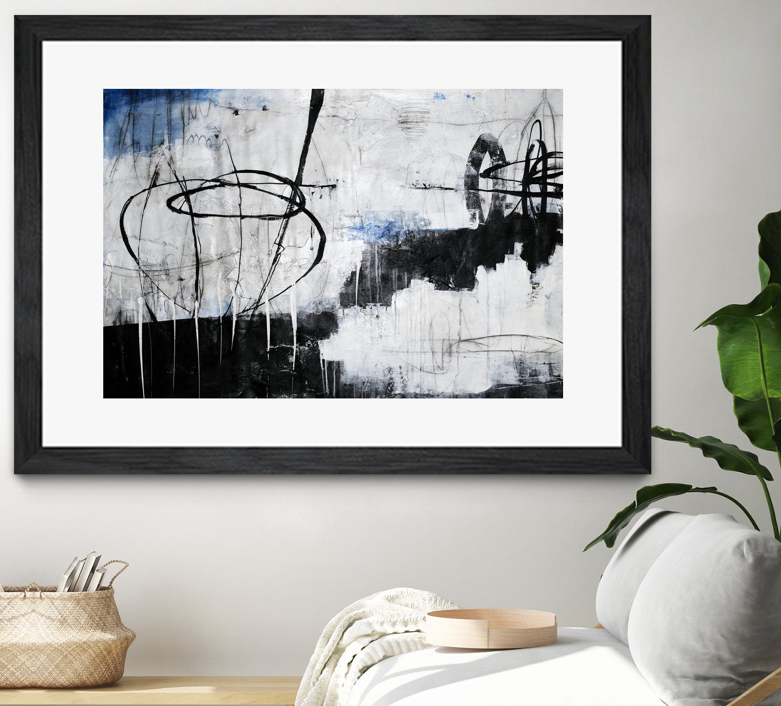 About That Twirl by Daleno Art on GIANT ART - black abstract