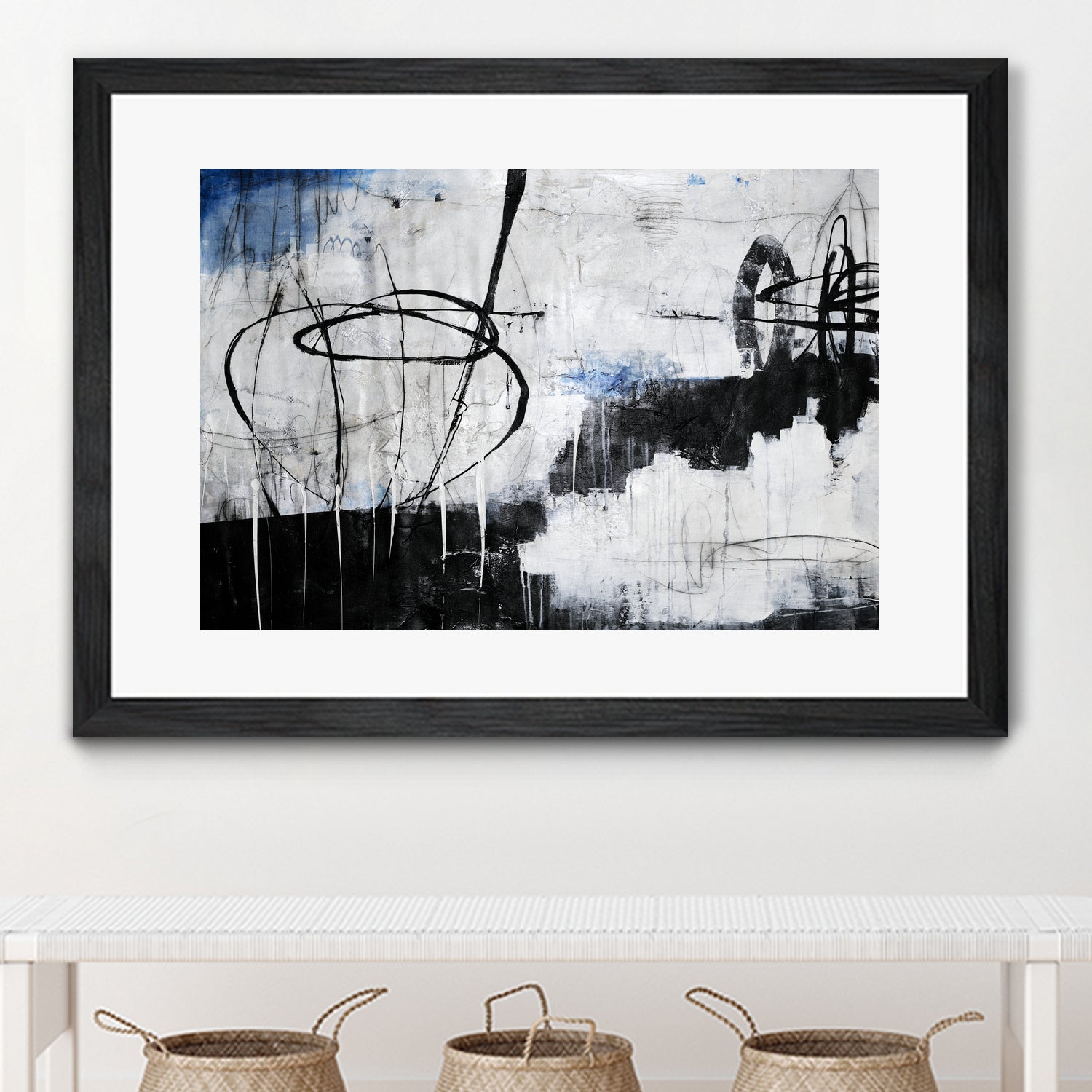 About That Twirl by Daleno Art on GIANT ART - black abstract