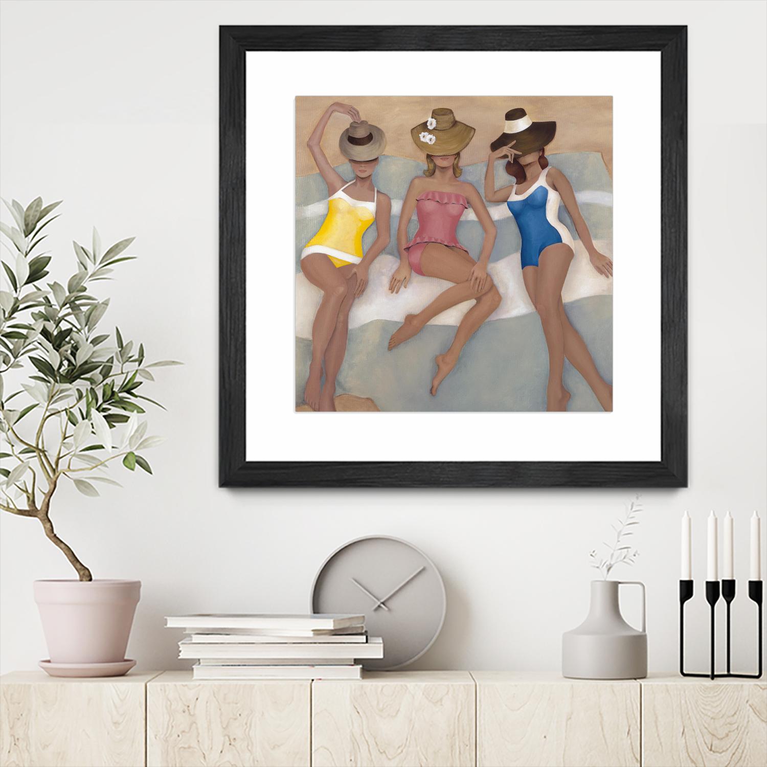 The Orange County Club.tif by Daleno Art on GIANT ART - beige  costal beach