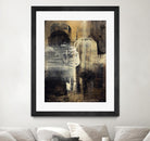 Crossing Into Canes by Daleno Art on GIANT ART - white abstract abstrait