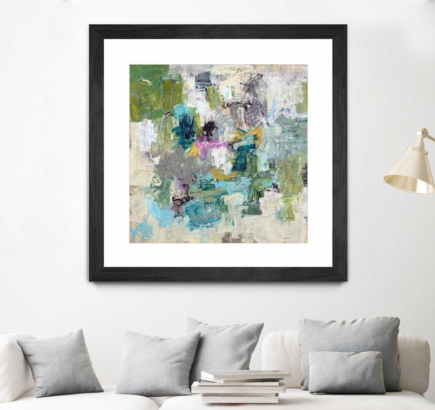 Break the Intrusion by Daleno Art on GIANT ART - beige abstract abstrait 