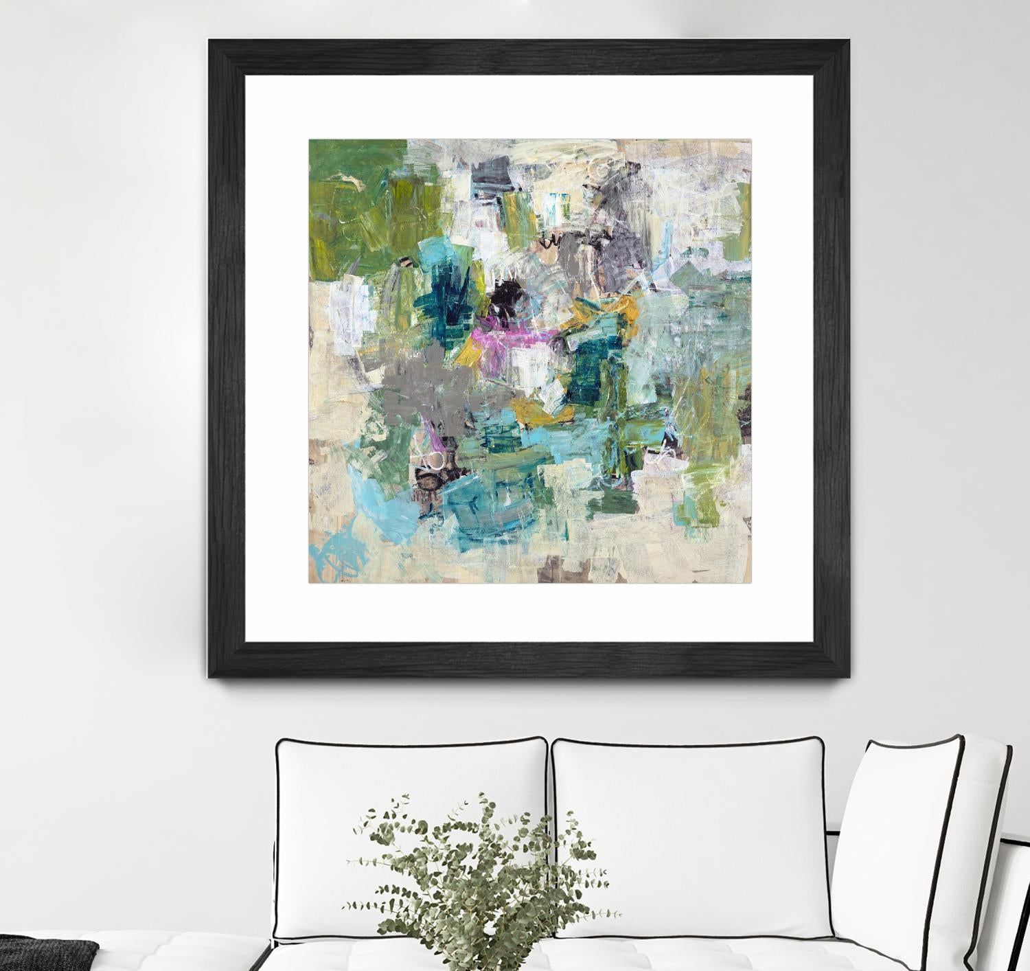 Break the Intrusion by Daleno Art on GIANT ART - beige abstract abstrait 