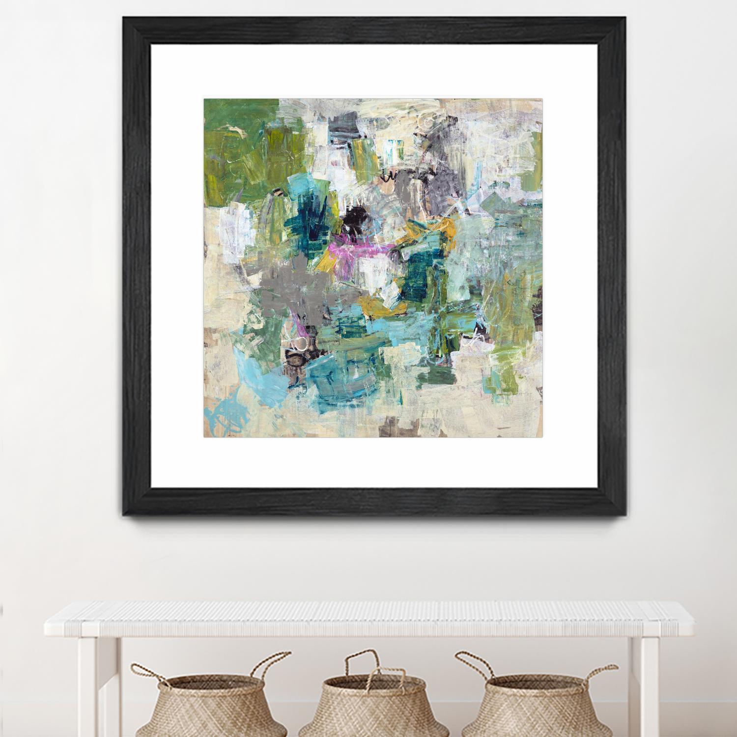 Break the Intrusion by Daleno Art on GIANT ART - beige abstract abstrait 