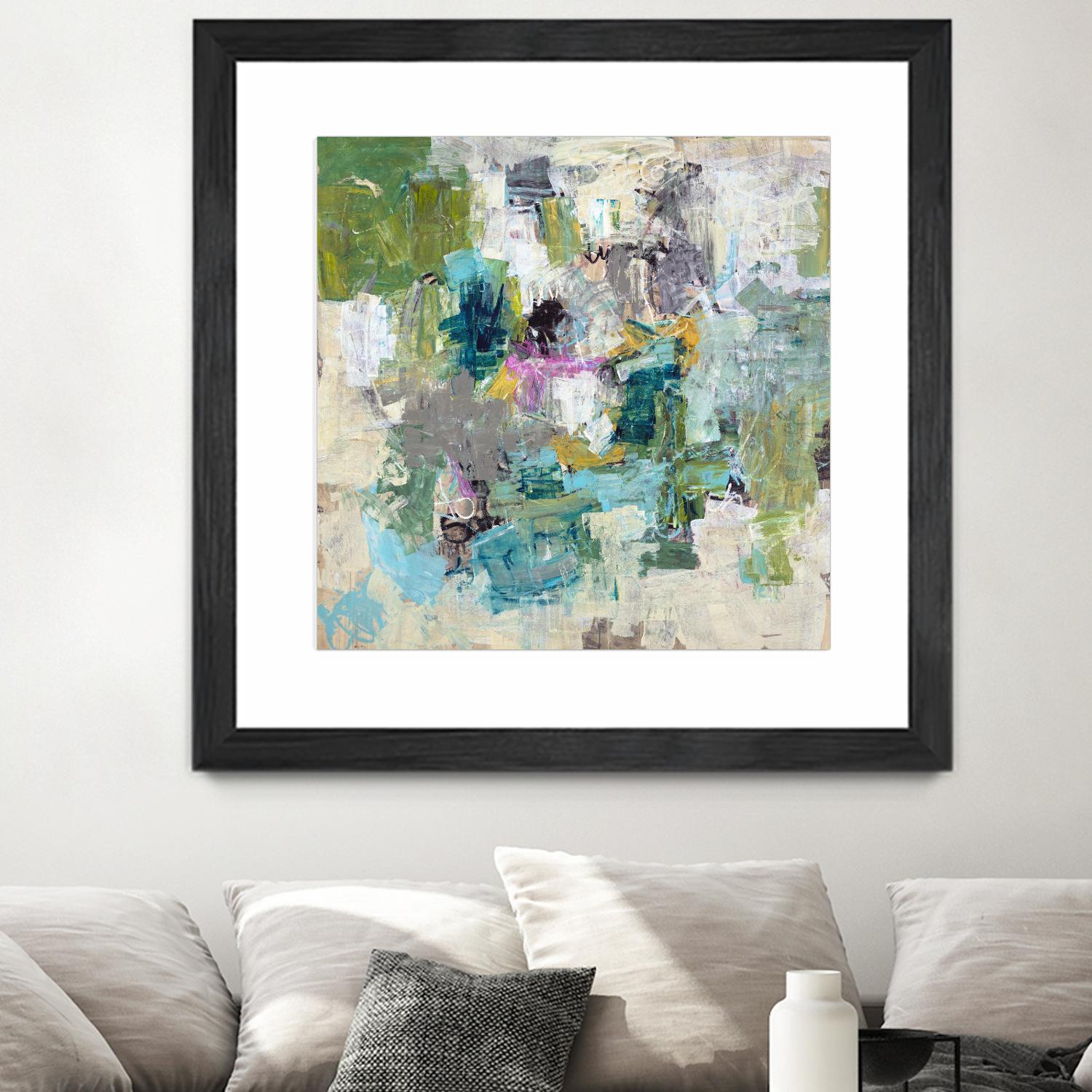 Break the Intrusion by Daleno Art on GIANT ART - beige abstract abstrait 
