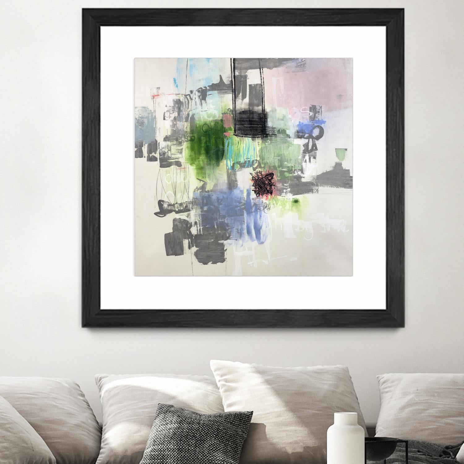 Uncontained by Daleno Art on GIANT ART - grey  abstract abstrait 