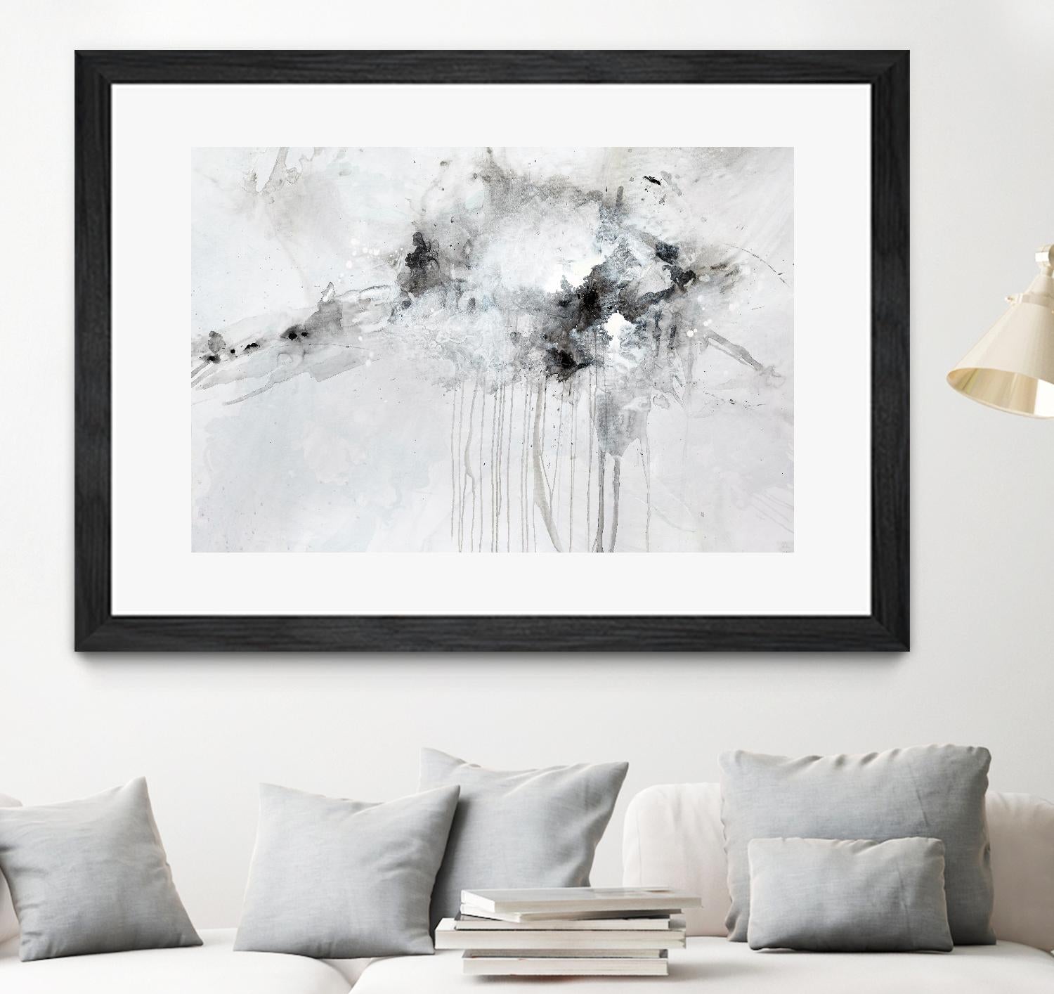 Silent Explosion by Daleno Art on GIANT ART - blue abstract abstrait 
