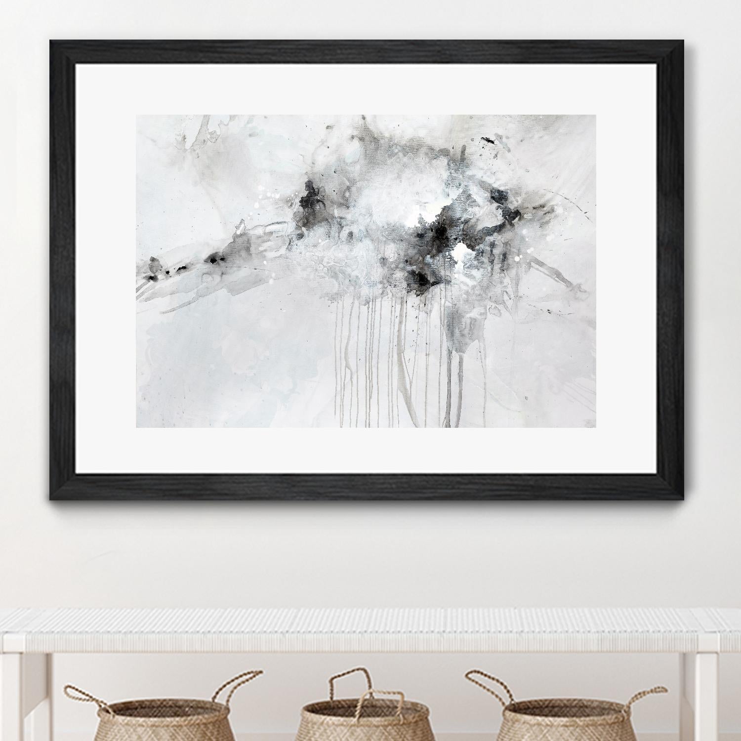 Silent Explosion by Daleno Art on GIANT ART - blue abstract abstrait 