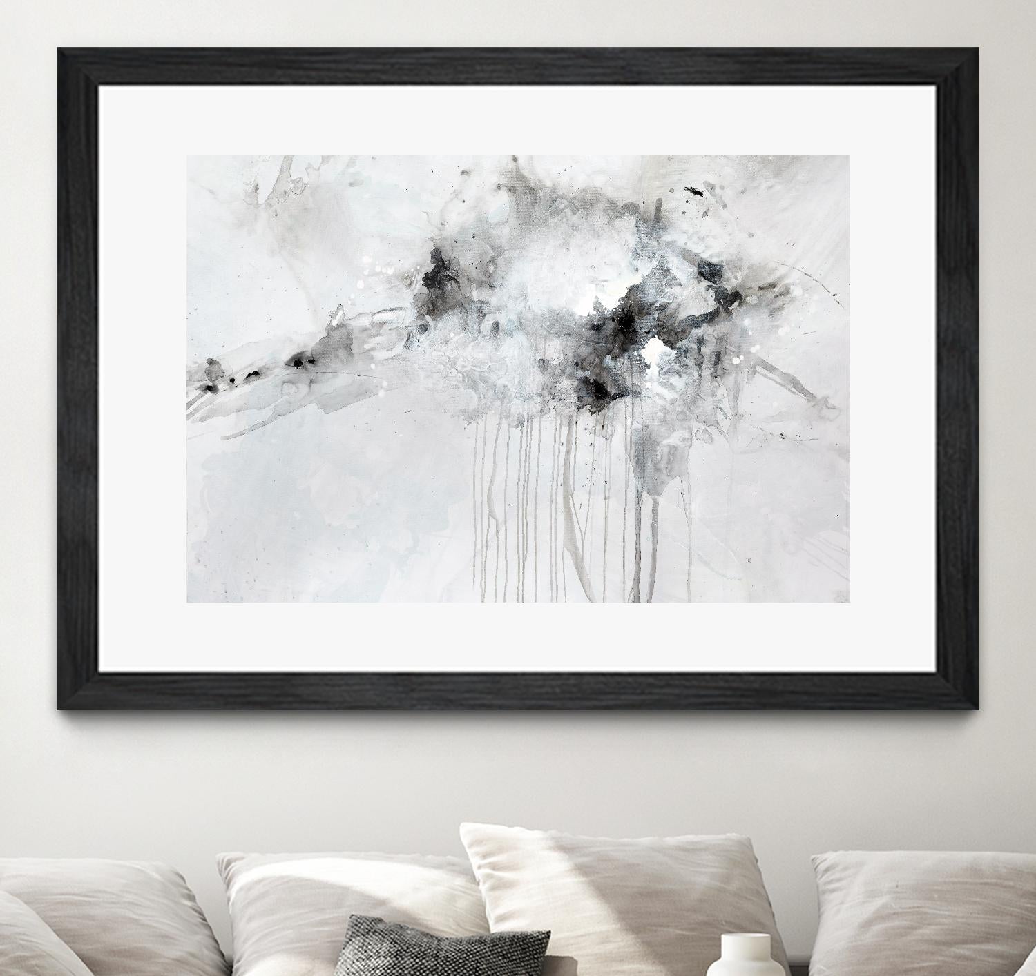 Silent Explosion by Daleno Art on GIANT ART - blue abstract abstrait 