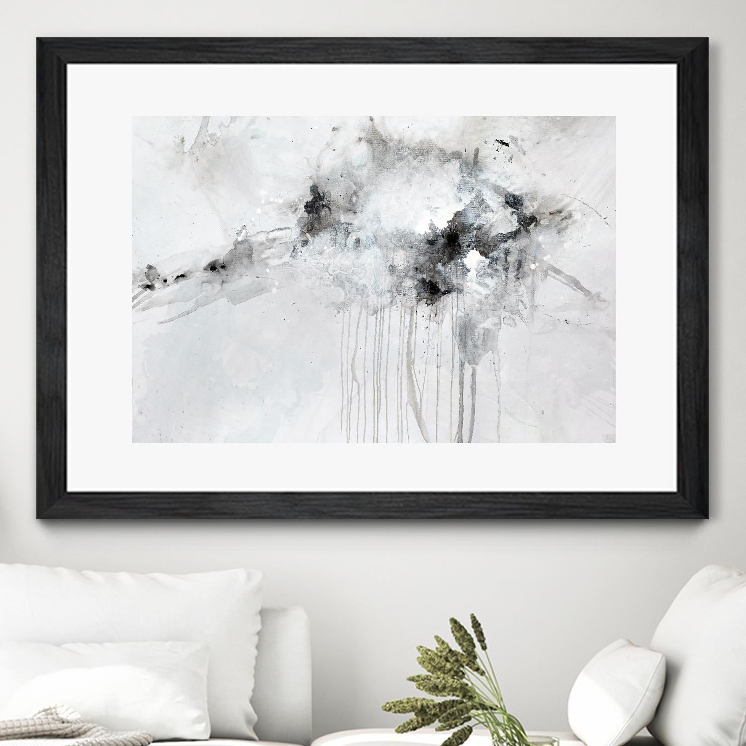 Silent Explosion by Daleno Art on GIANT ART - blue abstract abstrait 