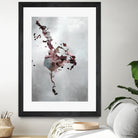 Welcomed Disturbance II by Daleno Art on GIANT ART - pink  abstract abstrait 