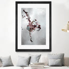 Welcomed Disturbance II by Daleno Art on GIANT ART - pink  abstract abstrait 