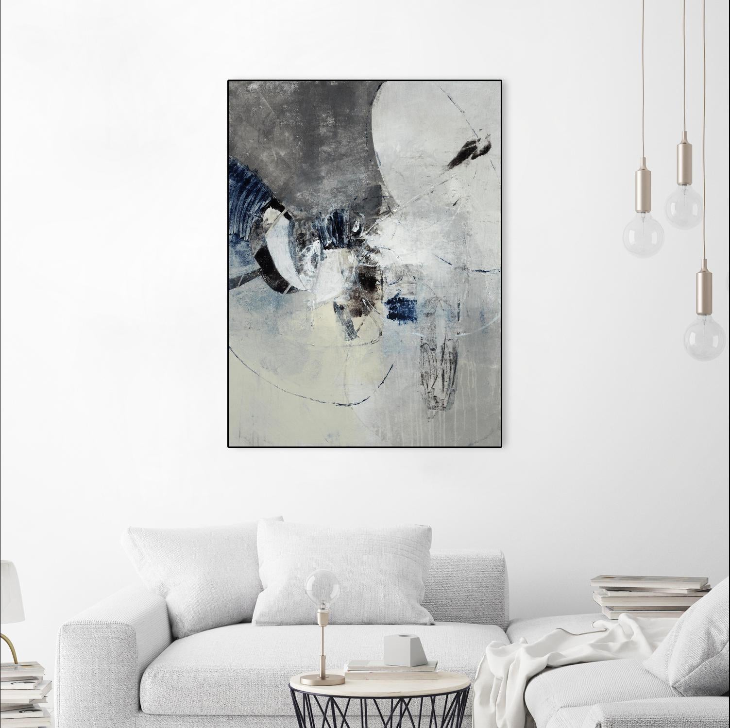 Solid Strike I by Daleno Art on GIANT ART - grey  abstract abstrait 